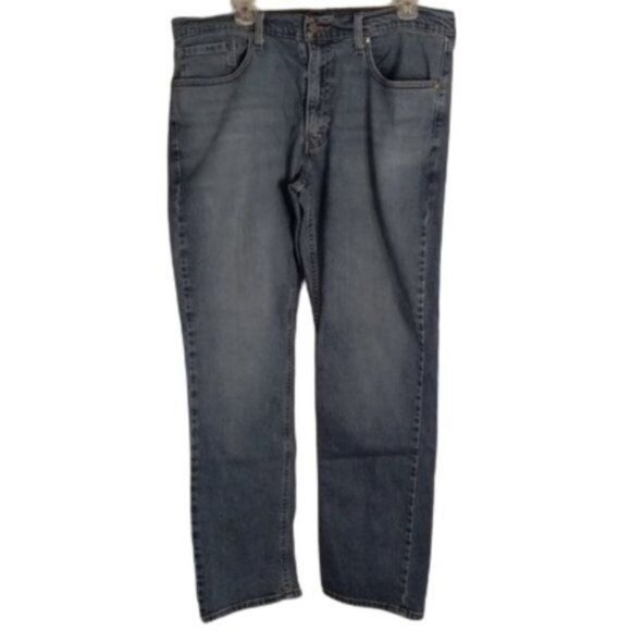 Signature By Levi Strauss W36 L32 Mens Athletic Jeans Medium Wash Blue Denim - Picture 1 of 15